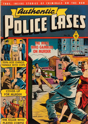 Authentic Police Cases #16, Baker cover. Click for values