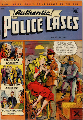 Authentic Police Cases #23: Baker cover. Click for values