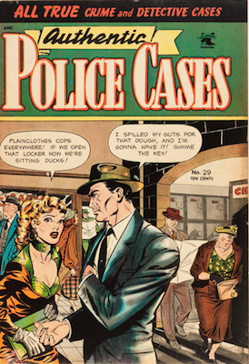 Authentic Police Cases #29. Matt Baker cover art. Click for values