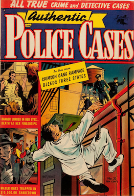 Authentic Police Cases #35: Matt Baker cover. Click for values