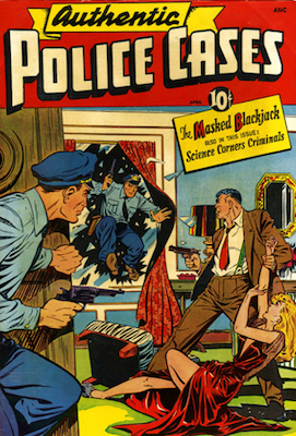 Authentic Police Cases #7. Matt Baker cover. Click for values