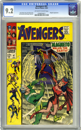 Avengers 47 is relatively affordable in high grade, so we recommend looking for a CGC 9.2. Click to buy a copy from Goldin