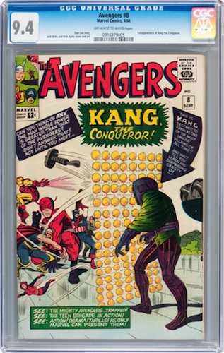 Marvel Villains #4: Kang the Conqueror. Invest in a super-nice CGC 9.4. Click for values