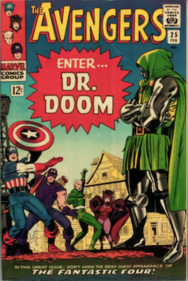 Avengers comic book 25: Doctor Doom. Click for values