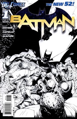 Batman #1 New 52 (2011) Sketch Variant. Click for value