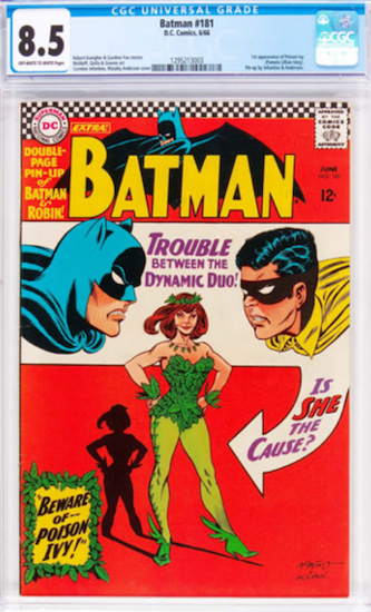 Batman #181 CGC 8.5: First appearance of Poison Ivy