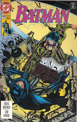 Batman comic #490: Riddler appearance. Click for values