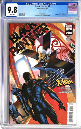 100 Hot Comics: Black Panther 3 (2022), 1st Tosin Oduye. Click to buy a copy at Goldin
