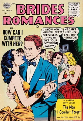 Brides Romances #23. Matt Baker cover. Click for values