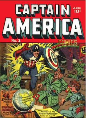 Captain America Comics #2: Hitler cover; 2nd Cap appearance. Click for values
