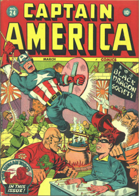 Captain America Comics #24. Click for current values.