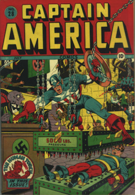 Captain America Comics #28. Click for current values.