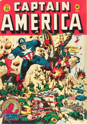 Captain America Comics #33. Click for current values.