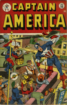 Captain America Comics #58. Click for current values.