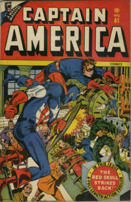 Captain America Comics #61. Click for current values.