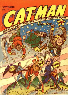 Cat-Man Comics #19. Click for current values.