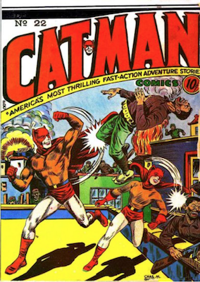 Cat-Man Comics #22. Click for current values.