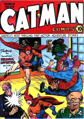 Cat-Man Comics #23. Click for current values.