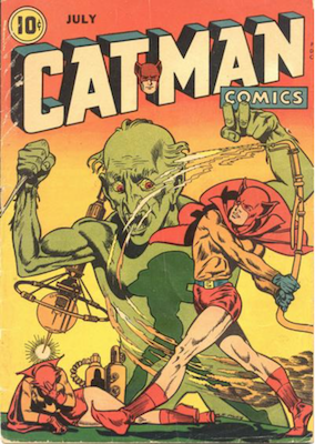 Cat-Man Comics #25. Click for current values.