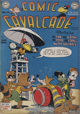 Comic Cavalcade #34. Click for current values.