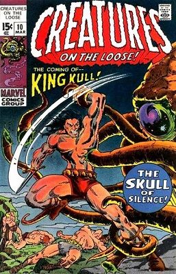 Creatures on the Loose #10, 1st King Kull. Click for values