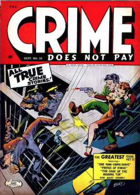 Crime does not Pay #35. Click for current values.