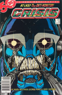 Crisis on Infinite Earths #6 (1985): Peacemaker joins the DC Universe. Click for values