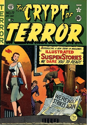 Crypt of Terror #17 (1950): First issue of the series that later became "Tales from the Crypt". Click for value