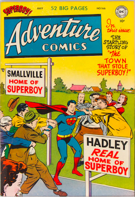 Adventure Comics #166: Click for values