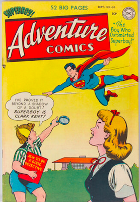 Adventure Comics #168: Click for values