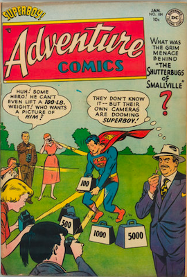 Adventure Comics #184: Click for values