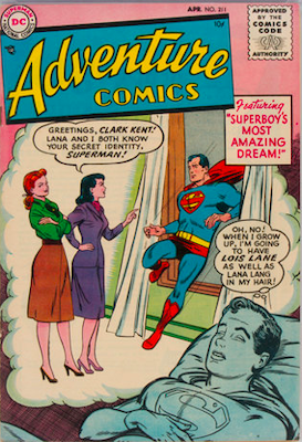 Adventure Comics #211: Check values here