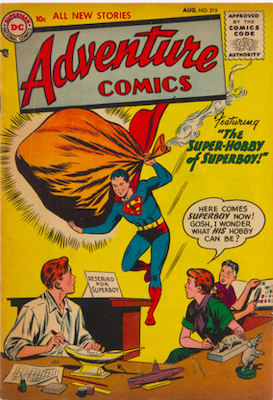 Adventure Comics #215: Check values here