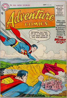 Adventure Comics #216: Check values here
