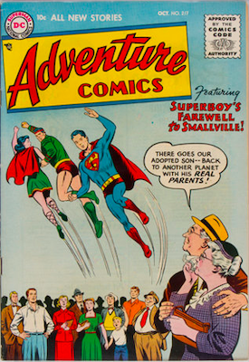 Adventure Comics #217: Check values here