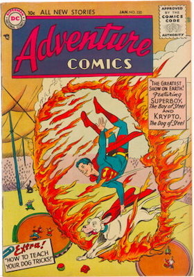 Adventure Comics #220: Check values here