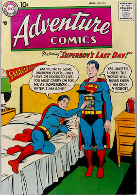 Adventure Comics #251: Check values here