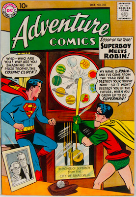 Adventure Comics #253: Check values here