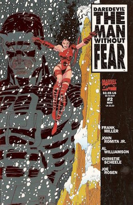 Daredevil: The Man Without Fear #2 - #3 (Marvel, 1993): First Meeting of Elektra and Daredevil in Chronology