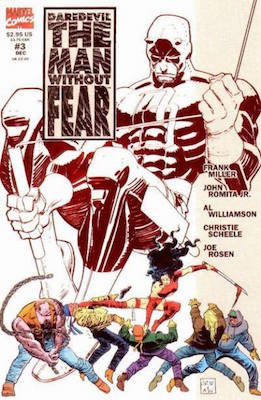 Daredevil: The Man Without Fear #2 - #3 (Marvel, 1993): First Meeting of Elektra and Daredevil in Chronology