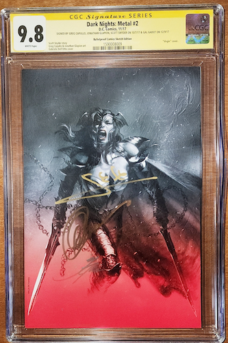 Dark Nights Metal #2 Bulletproof Comics Sketch Edition