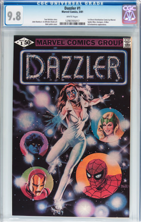 Dazzler 1 is only worth owning in CGC 9.8. Click to find a copy