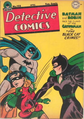 Detective Comics #122: First Catwoman comics cover