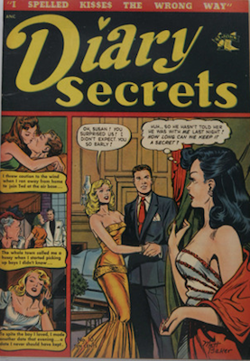 Diary Secrets #10. Matt Baker comic book. Click for values