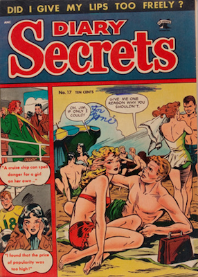 Diary Secrets #17: classic Baker cover. Click for values