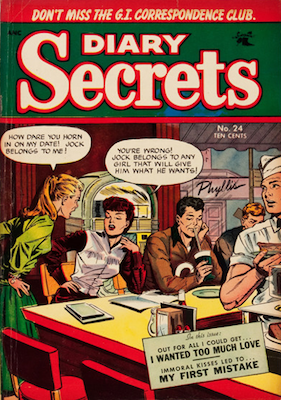 Diary Secrets #24, Baker cover art. Click for value