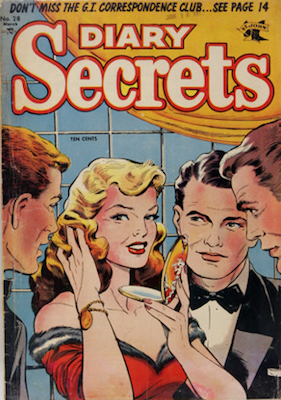 Diary Secrets #28: classic Baker cover. Click for values