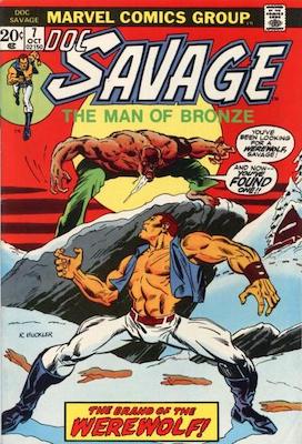 Doc Savage #7, werewolf comic