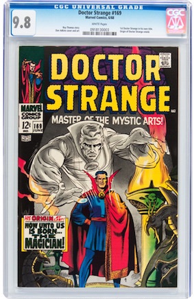 Dr Strange #169 looks amazing in CGC 9.8. But we would much rather own his true first appearance...