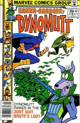 Dynomutt #6 (Marvel Comics, 1977-78). Features Scooby Doo in all issues